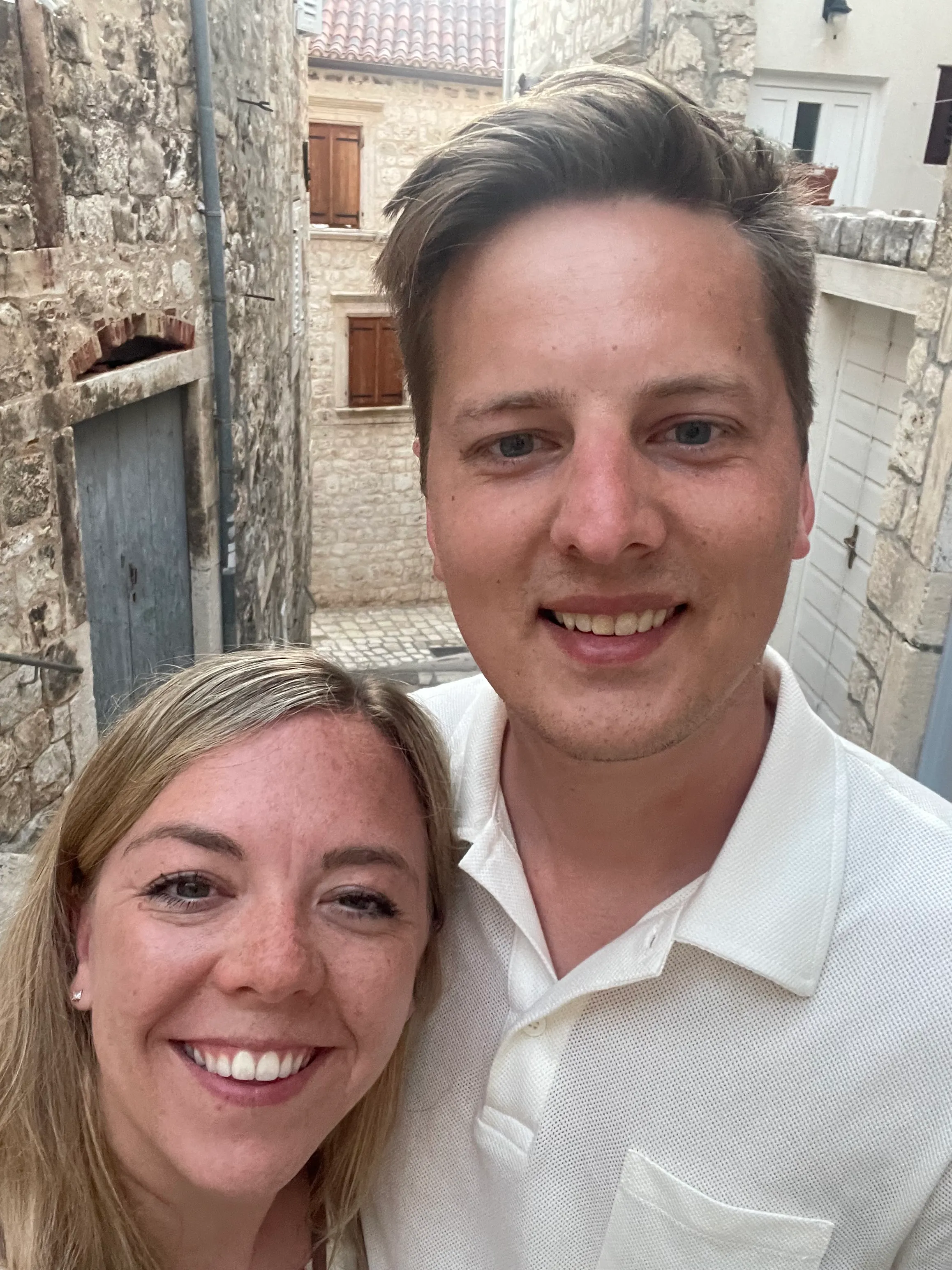 Maggie and Dustin in Croatia